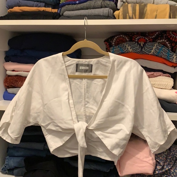 Reformation Tops - Reformation Wrap Top